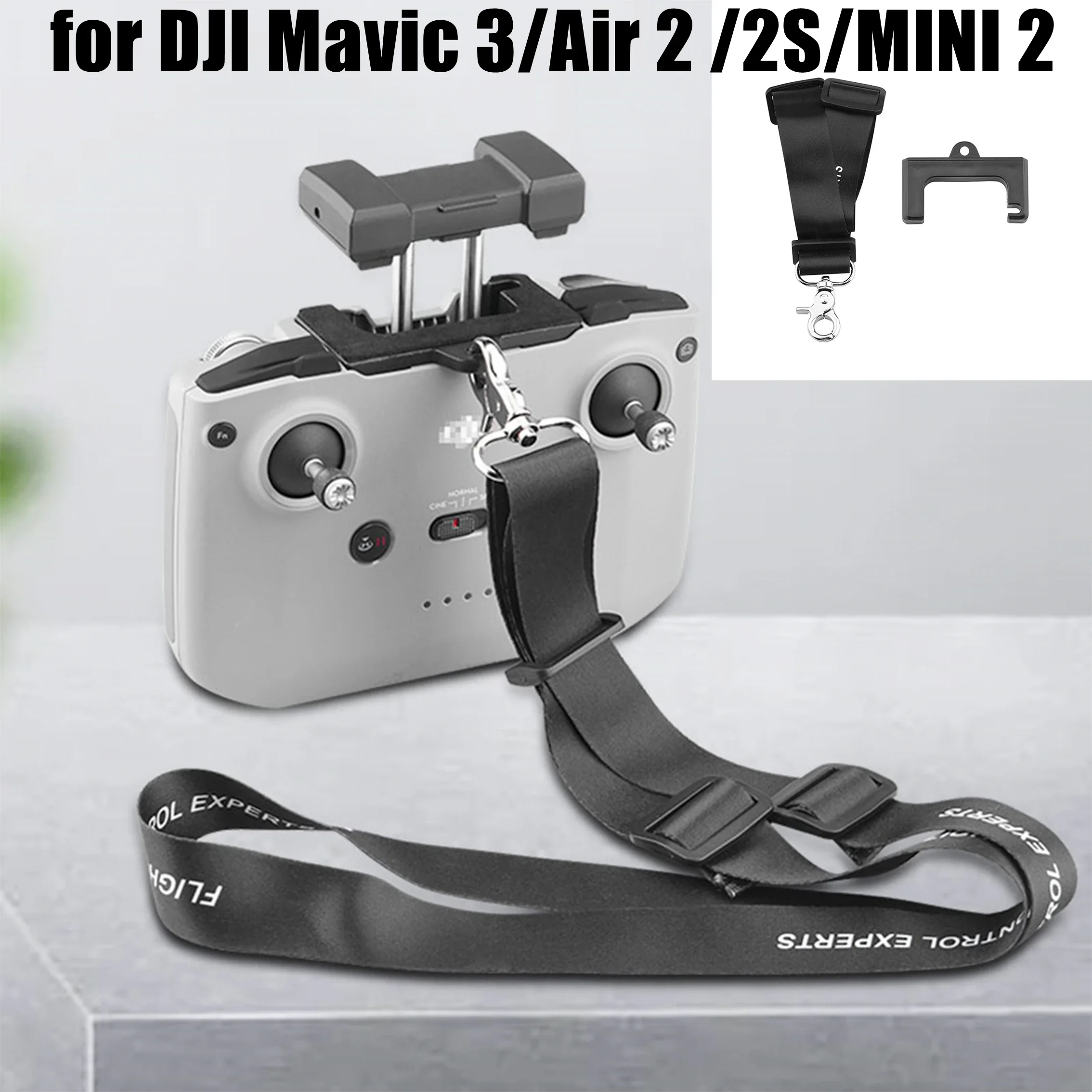 Drone Tablet Mount - Remote Control Neck Lanyard Safety Strap