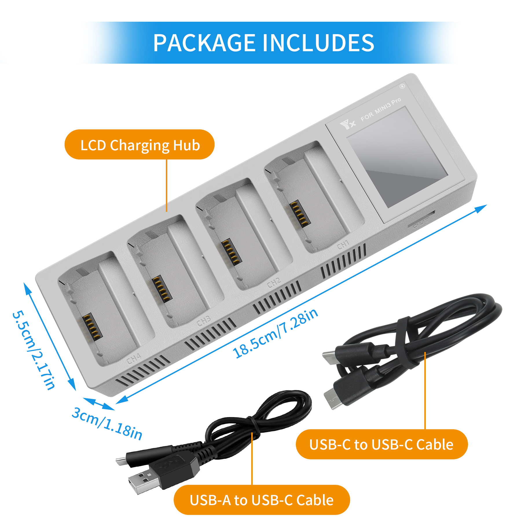 4in1 3in1 Battery Charging Hub - огляд і ціна Drone Charging Hub