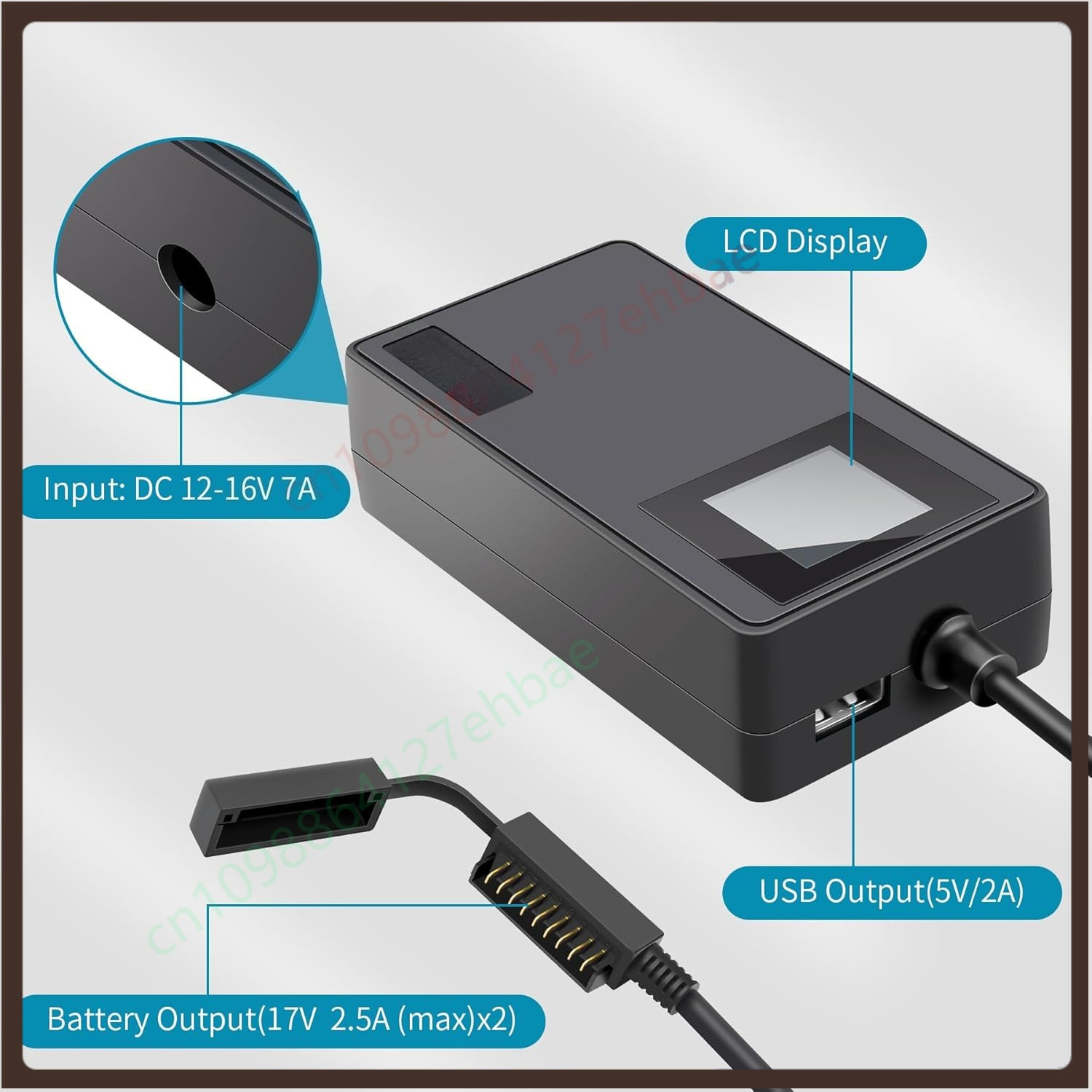 LCD battery car charger for DJ - огляд і ціна Drone Charging Hub