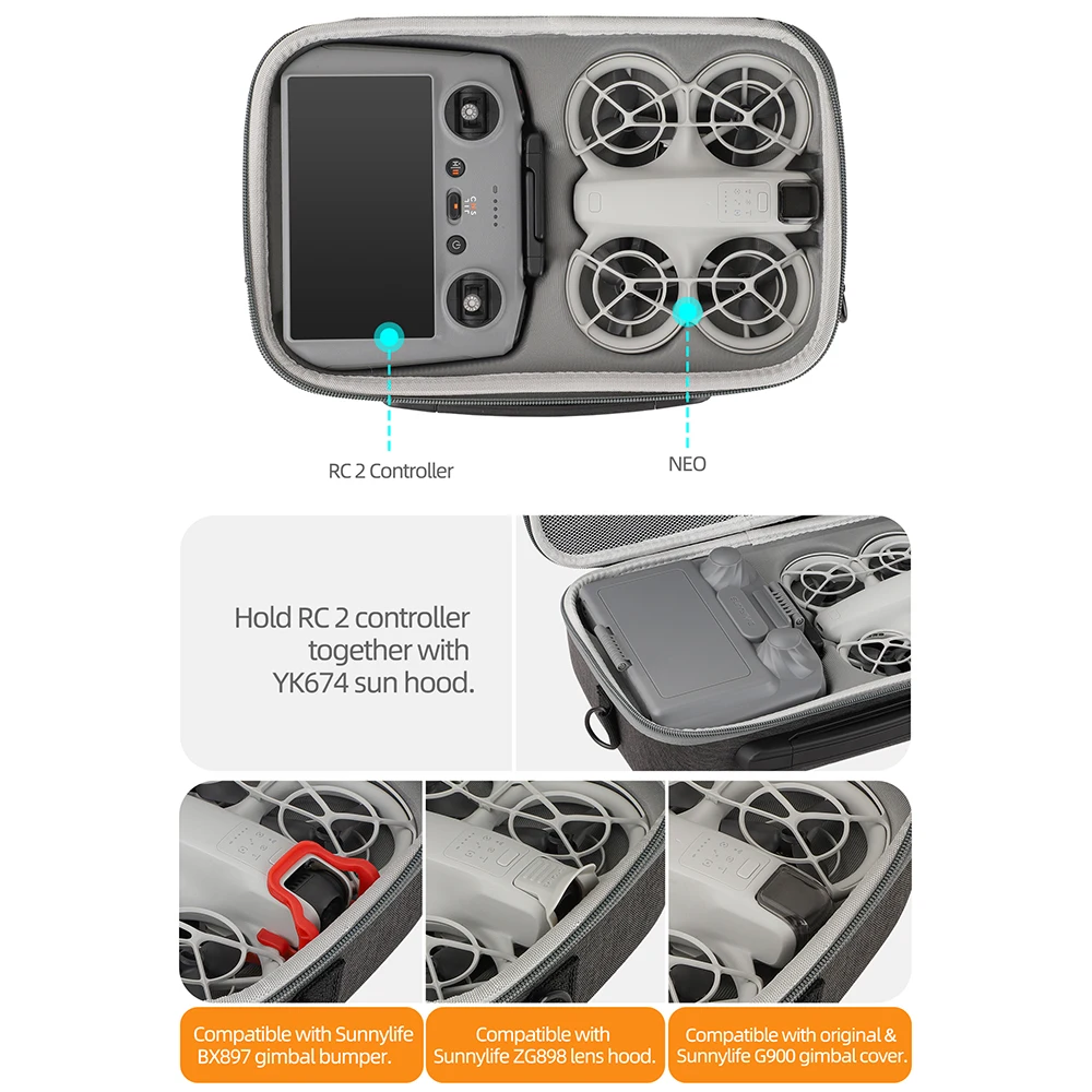 For DJI NEO RC 2 Remote Contro - огляд і ціна Drone Controller Hood