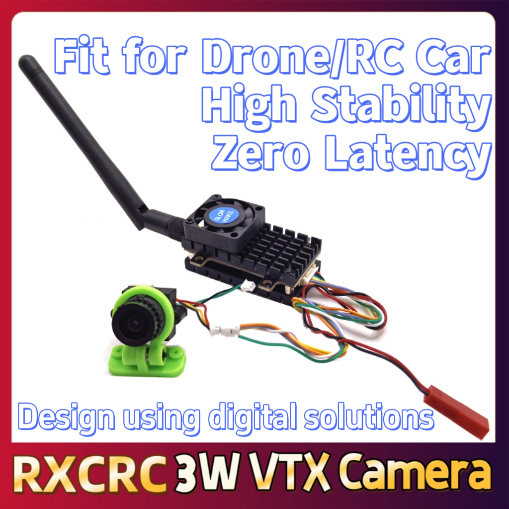 RXCRC 5.8G 3W Video VTX transm - огляд і ціна Drone Controller Screen