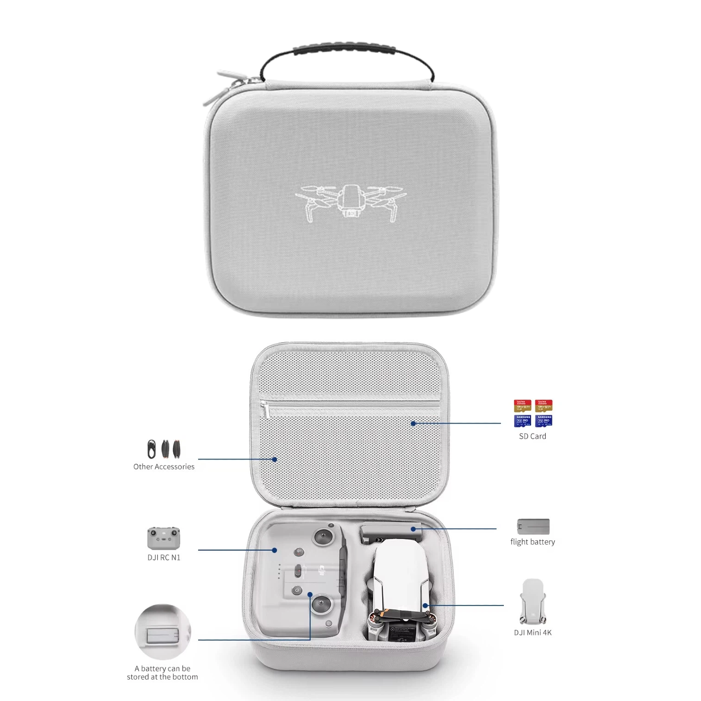 Storage Bag Protective Carryin - огляд і ціна Drone Controller Hood