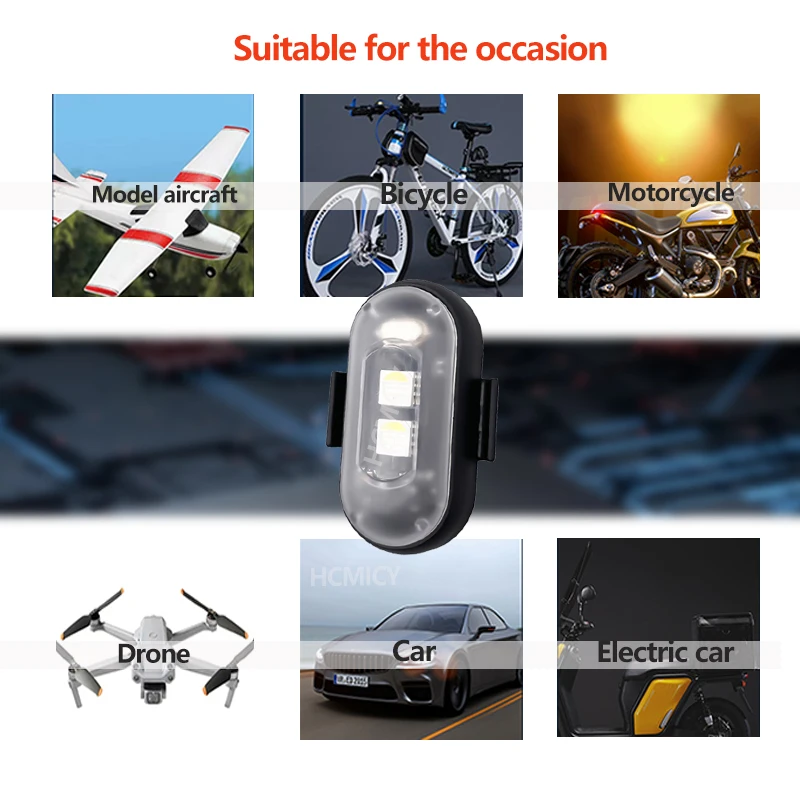 Motorcycle Aircraft Lights RGB - огляд і ціна Drone Strobe Light