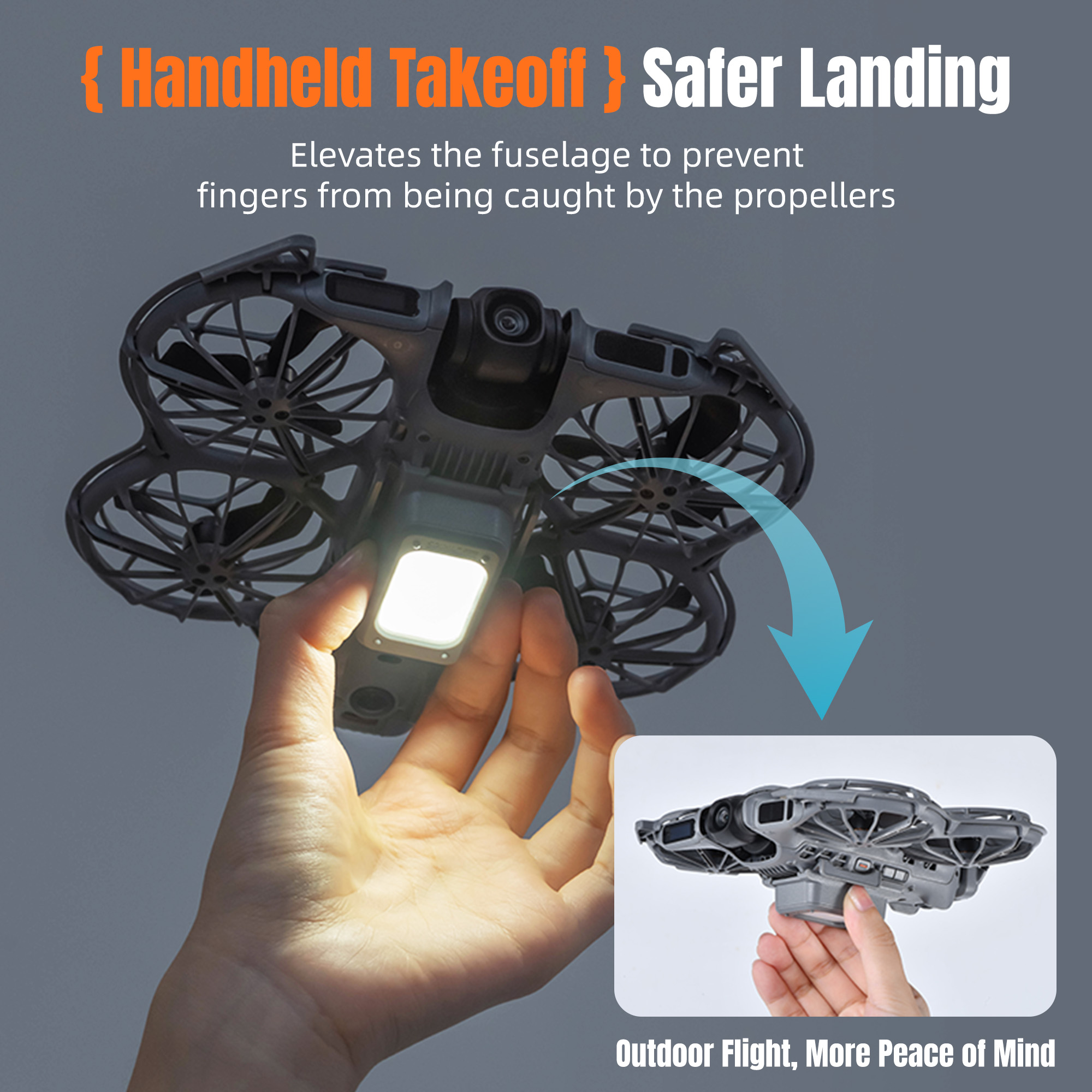 Landing Gear with Flash LED fo - огляд і ціна Drone Tablet Mount