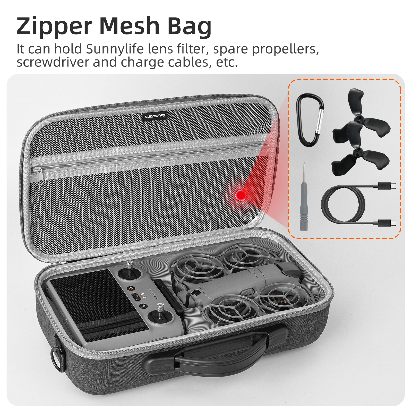 Portable Carrying Case For DJI - огляд і ціна Drone Controller Hood