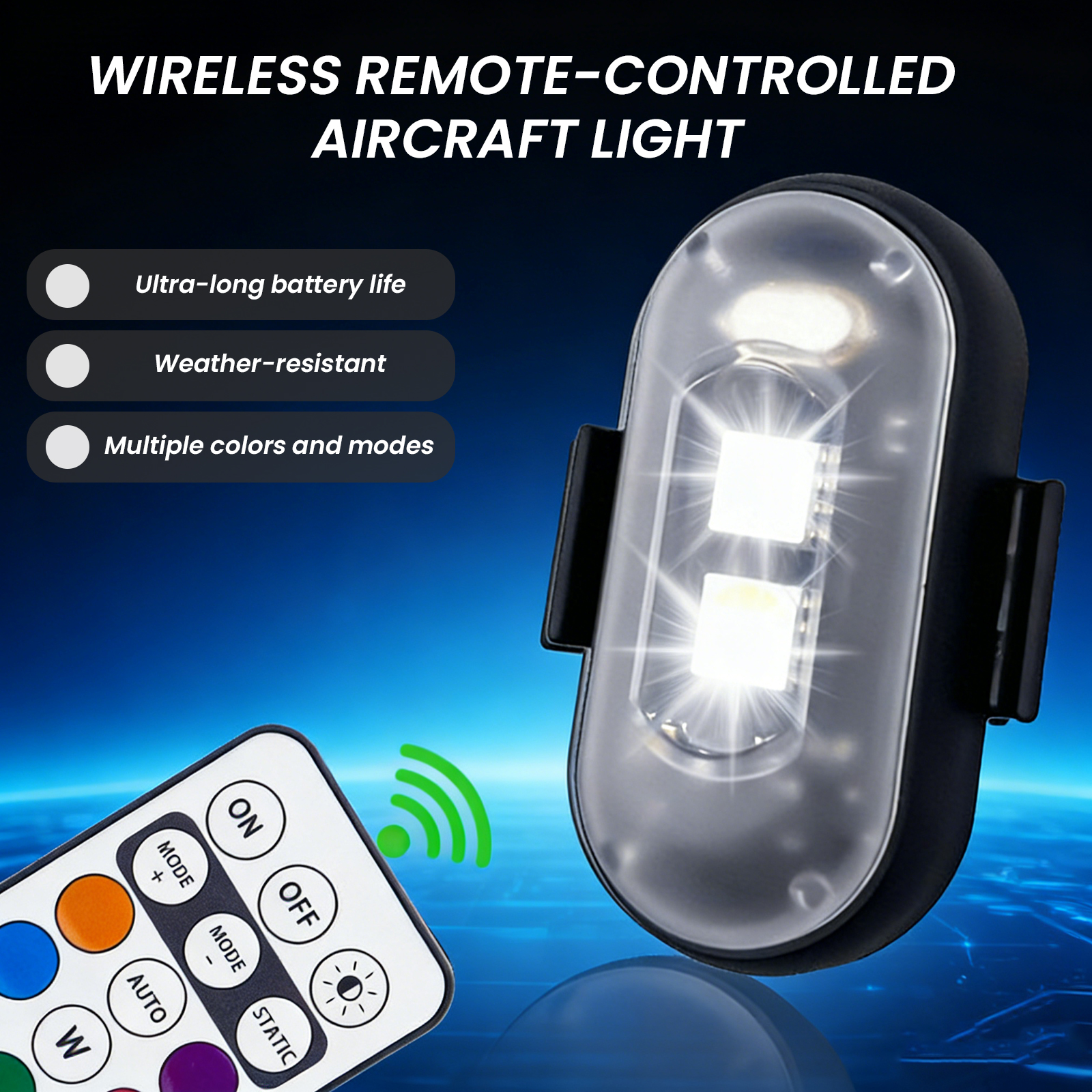 2/4/6PCS Wireless LED Strobe L - огляд і ціна Drone Power Bank