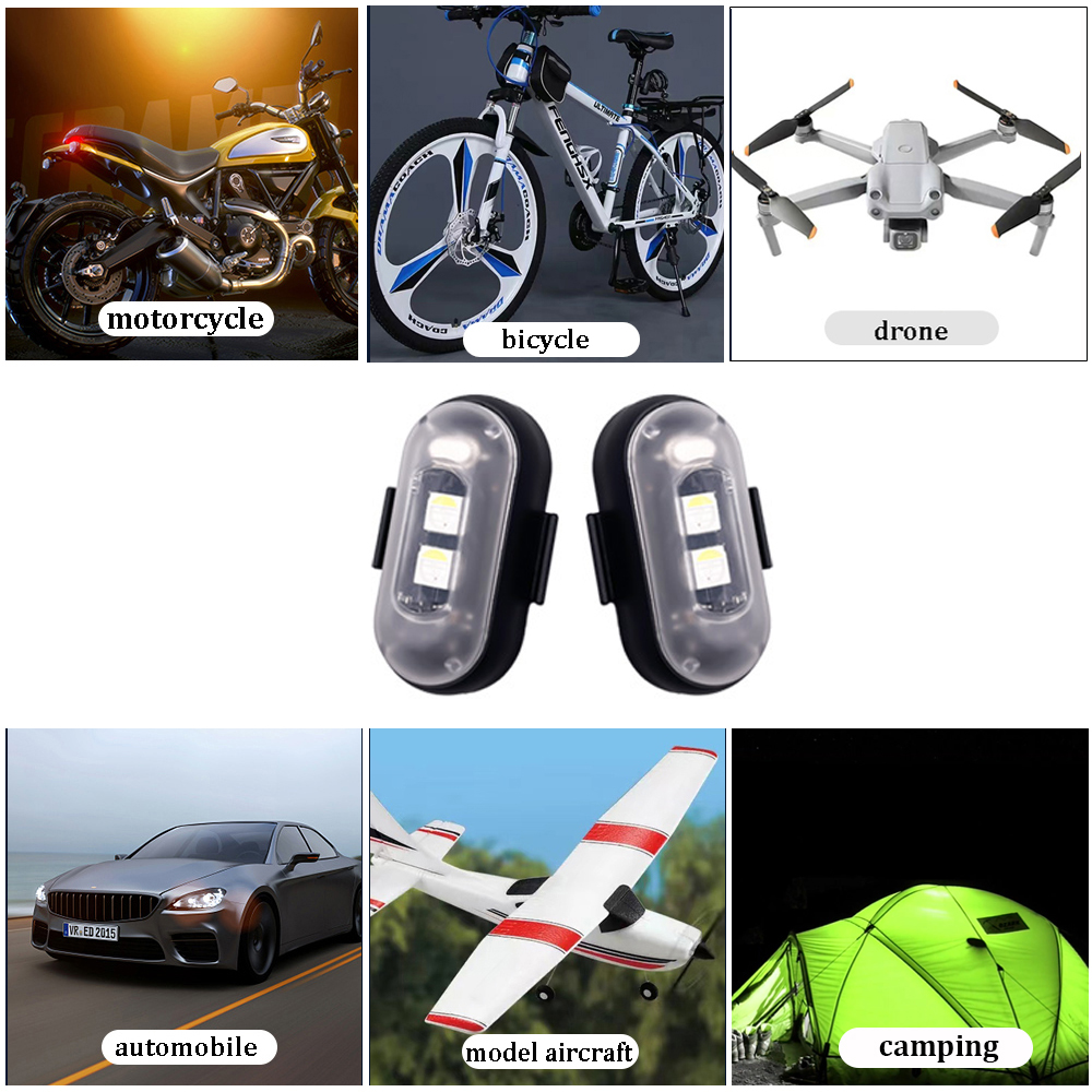 10x 4x 8Colors Wireless LED Dr - огляд і ціна Drone Beacon Light