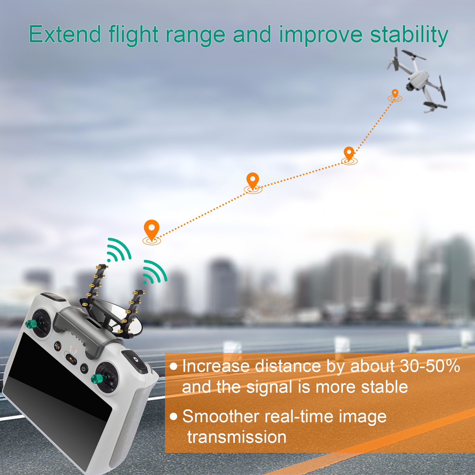 Antenna Signal Booster with Br - огляд і ціна Drone Tablet Mount