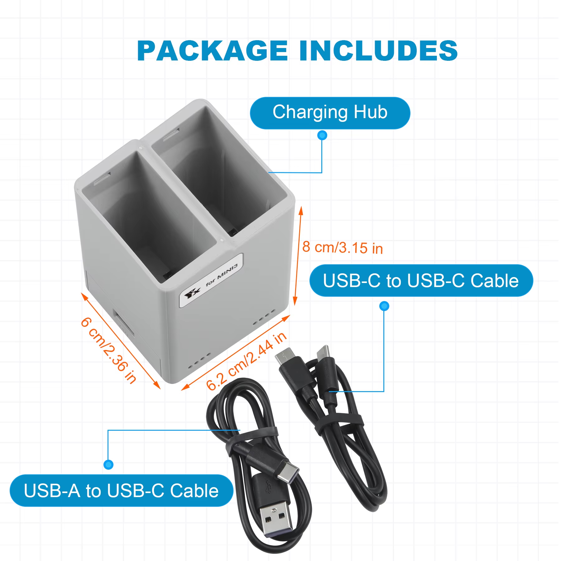 For DJI Mini 3Pro/4Pro Battery - огляд і ціна Drone Charging Hub