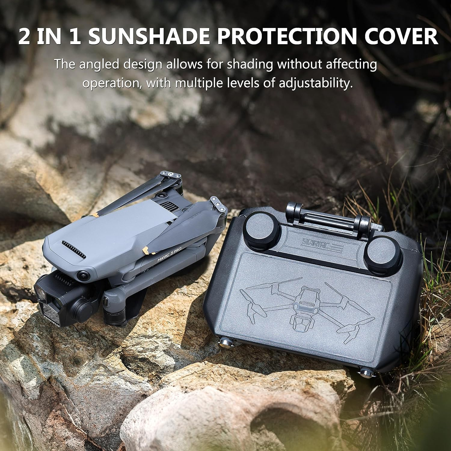 2-in-1 Sun Hood & Joystick Cov - огляд і ціна Drone Control Stick