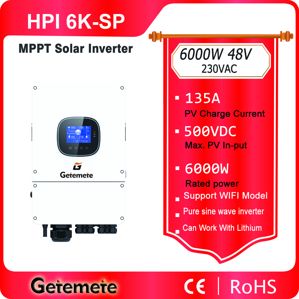 Getemete 6000W 48V 230Vac Pure - огляд і ціна Drone Solar Charger
