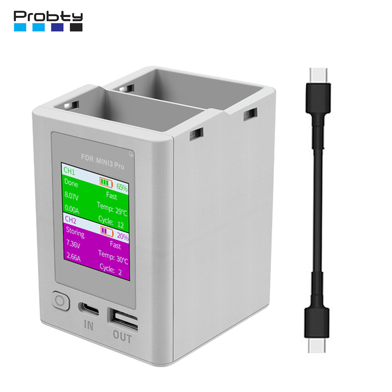 For DJI Mini 4 Pro/Mini 3 Pro  - огляд і ціна Drone Charging Hub