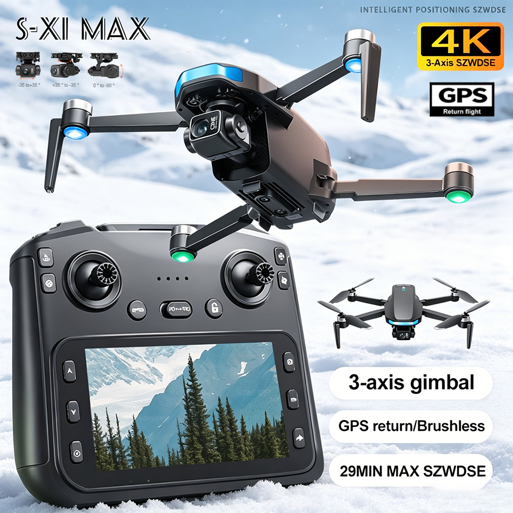 New S-X1 MAX Drone GPS 8K Prof - огляд і ціна Drone Battery Adapter