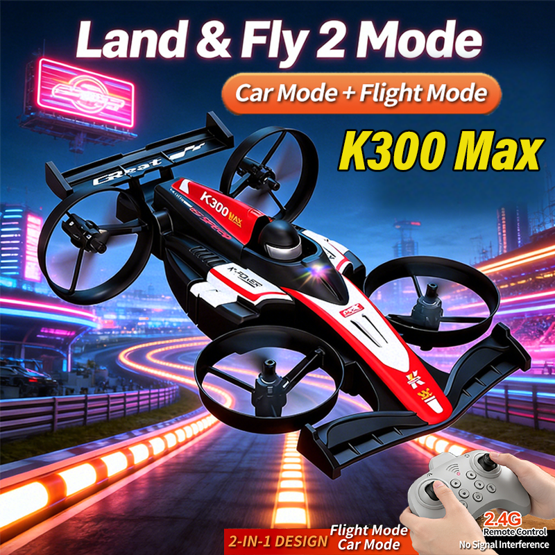 Mini RC Flying Car Transformab - огляд і ціна Drone Control Stick