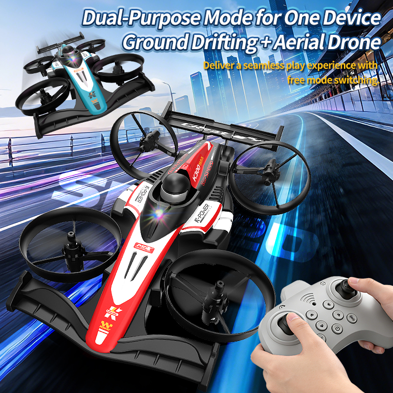Mini RC Flying Car Transformab - огляд і ціна Drone Control Stick