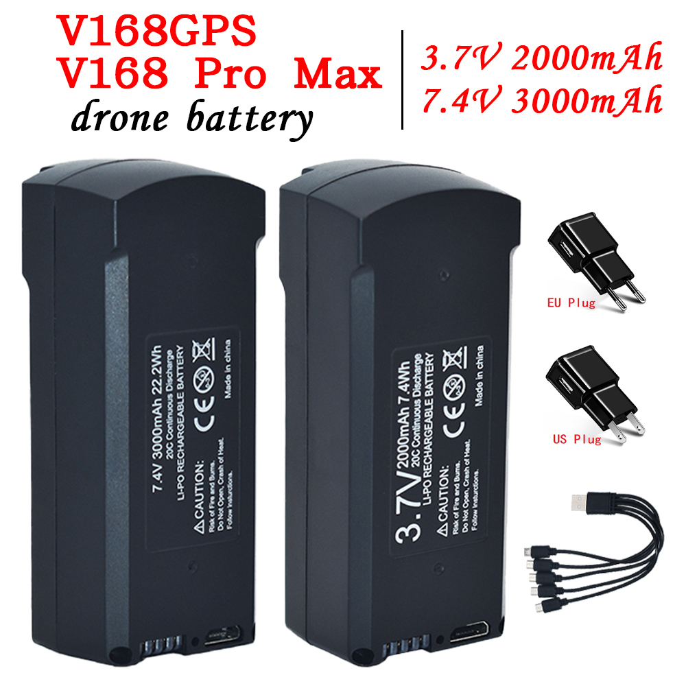 GPS V198 7.4V 3000mAh Battery  - огляд і ціна Drone Power Bank