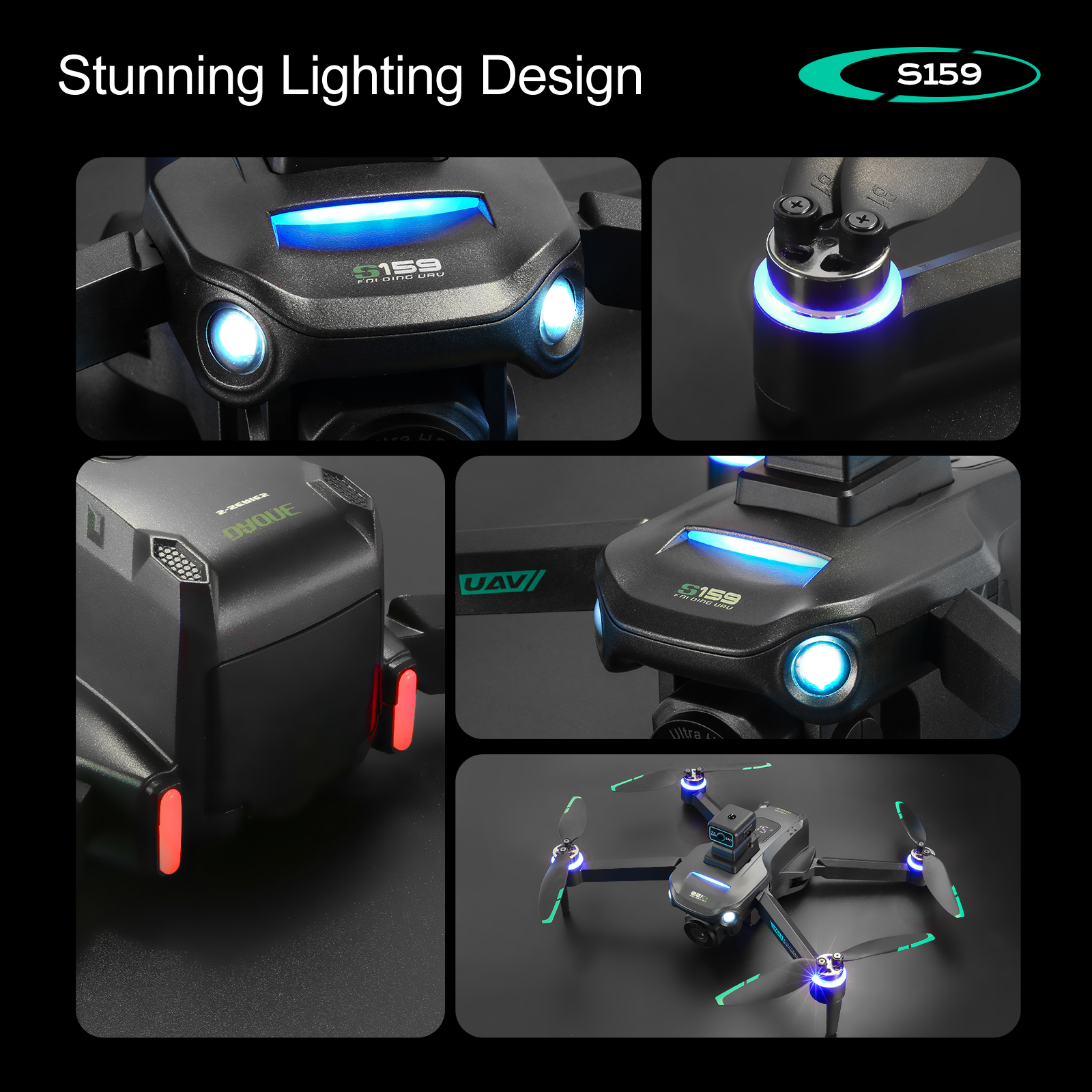 S159 GPS Drone 4K Profesional  - огляд і ціна Drone Power Bank